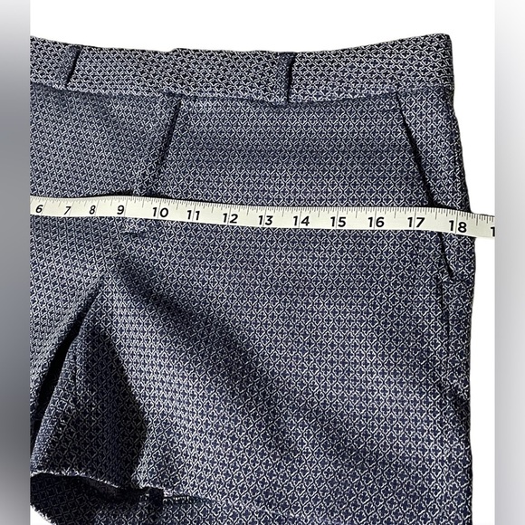 Banana Republic Shorts |Tailored Diamo Blue Shorts Color:Blue Size:4p - Picture 5 of 6